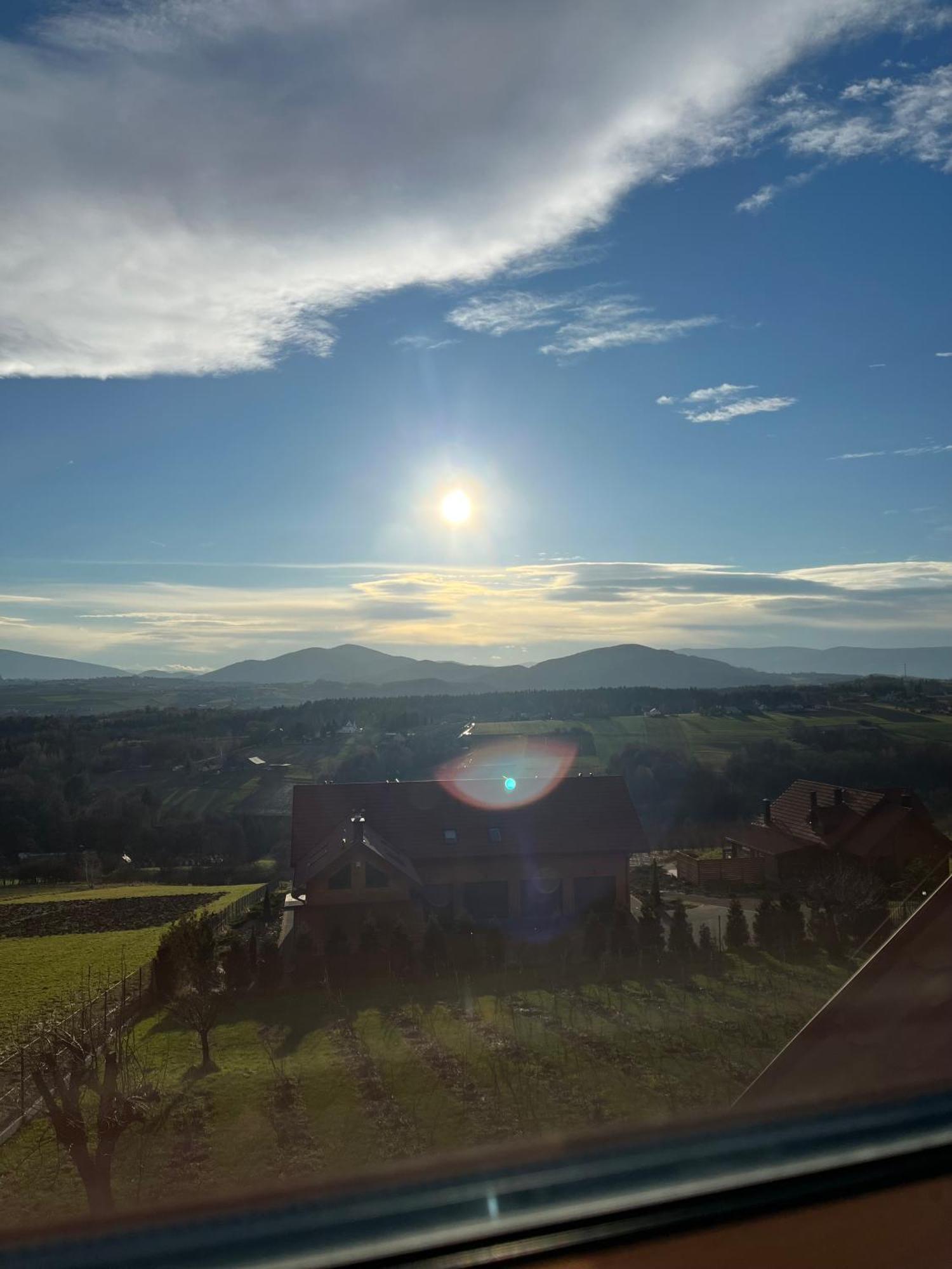 Fantastic View Vineyard Beskid Mountains Gruszow  Exterior foto